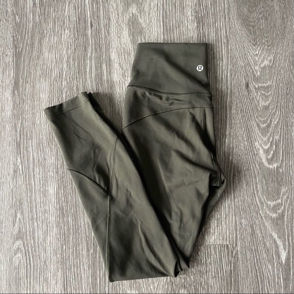 lululemon athletica Pants - Lululemon Army Green Leggings